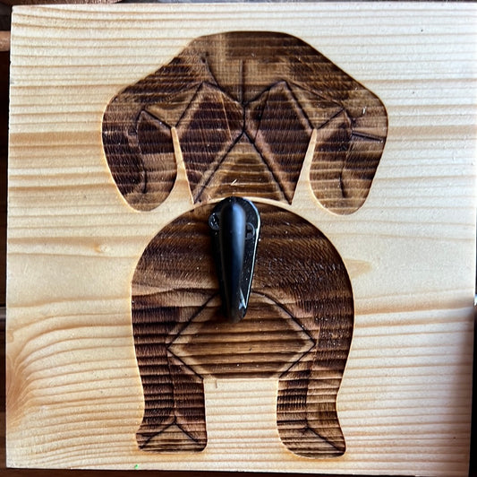 Dog leash holder